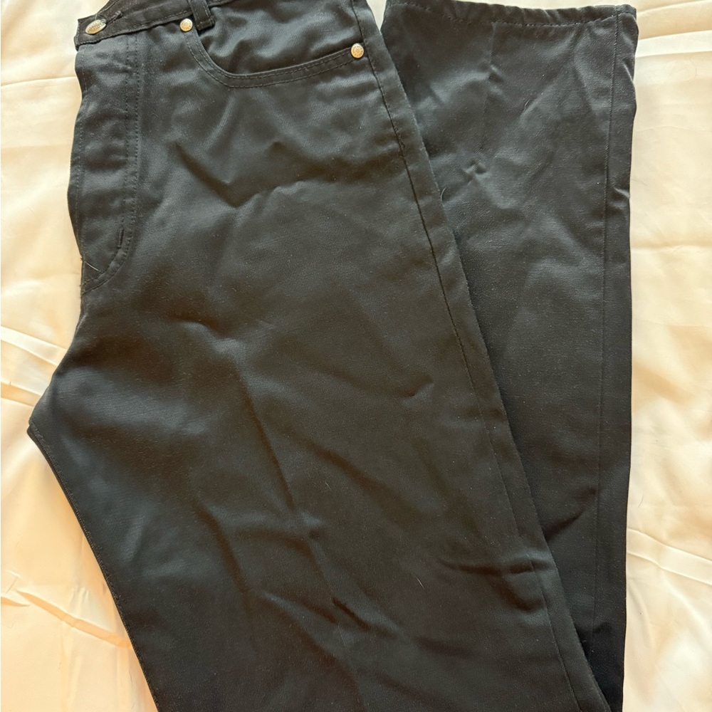 Elegant Black Straight Leg Women's Jeans